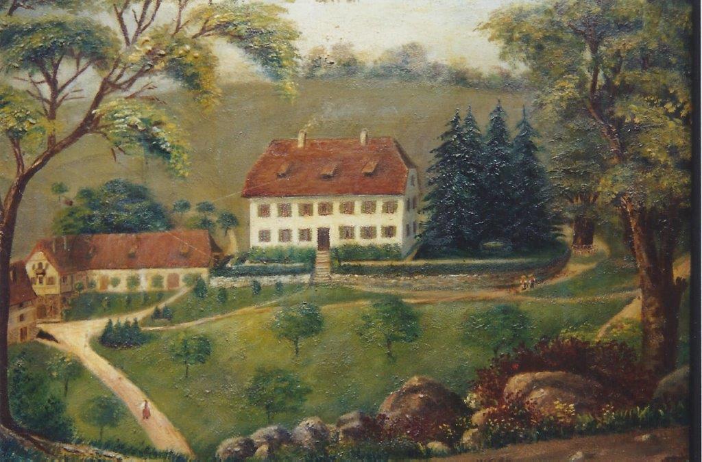 Schloss von Neveu 1900